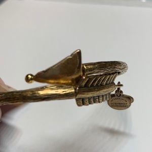 3/$15 Alex and Ani arrow goldtone wrap bracelet
